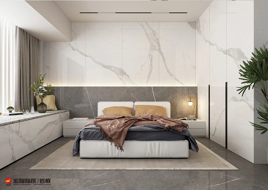太阳城官网岩板卧室效果图